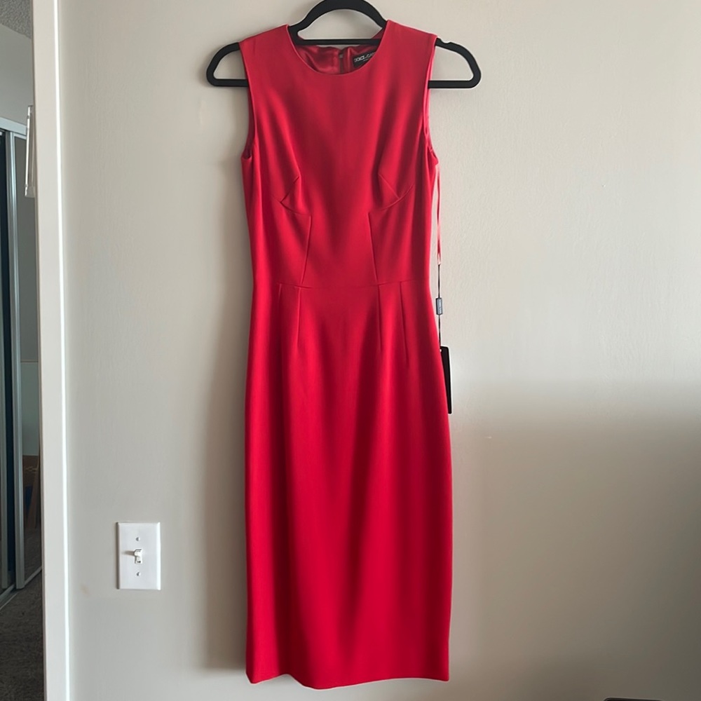 Dolce & Gabbana Red Sleeveless Sheath Dress - Picture 1 of 12